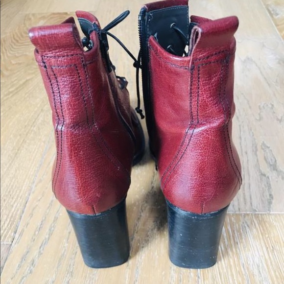 NAPOLEONI OxBlood Granny Boots - Picture 3 of 8